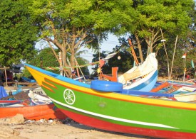 Лодки "прау" в Джимбаране